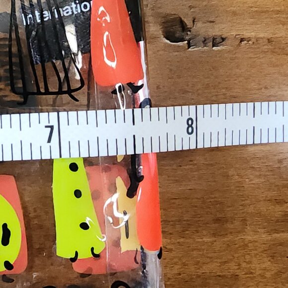 Maya clear with assorted colored people zip top make up bags - Picture 7 of 10